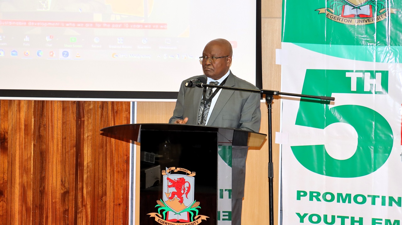 SPEECH BY PROF. ISAAC O. KIBWAGE, VICE CHANCELLOR EGERTON UNIVERSITY, DELIVERED ON THURSDAY, 20TH JULY DURING THE 5TH NATIONAL FORUM FOR UNIVERSITIES, TVETS AND AGRICULTURAL STAKEHOLDERS